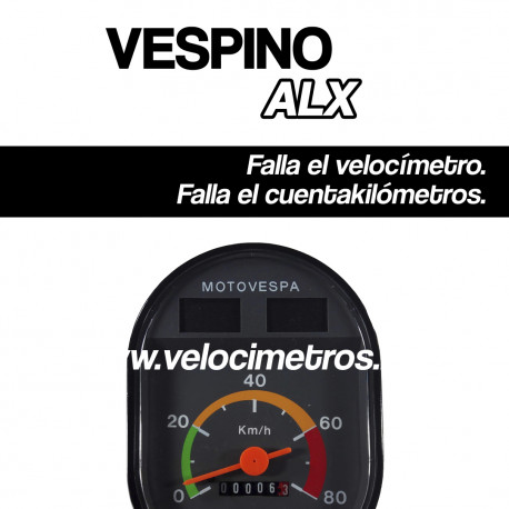 REPARACIÓN CUENTAKILÓMETROS VESPINO ALX