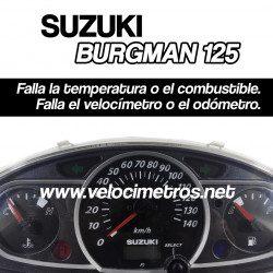 REPARACIÓN CUADRO SUZUKI BURGMAN 125