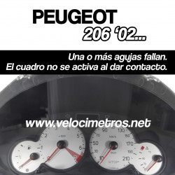 REPARACIÓN CUADRO PEUGEOT 206 '02...