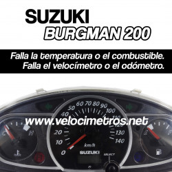 REPARACIÓN CUADRO SUZUKI BURGMAN 200
