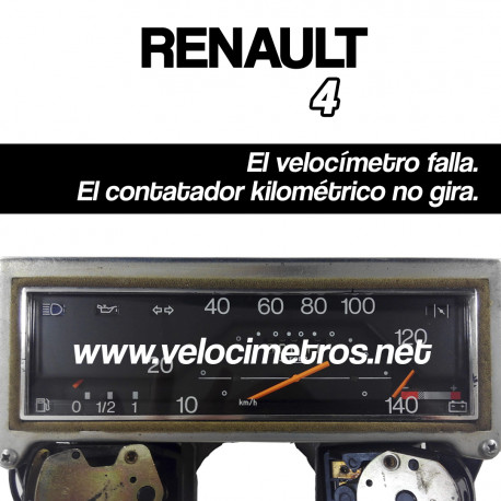 REPARACIÓN CUADRO RENAULT 4