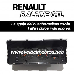 REPARACION CUADRO RENAULT 5 ALPINE GTL